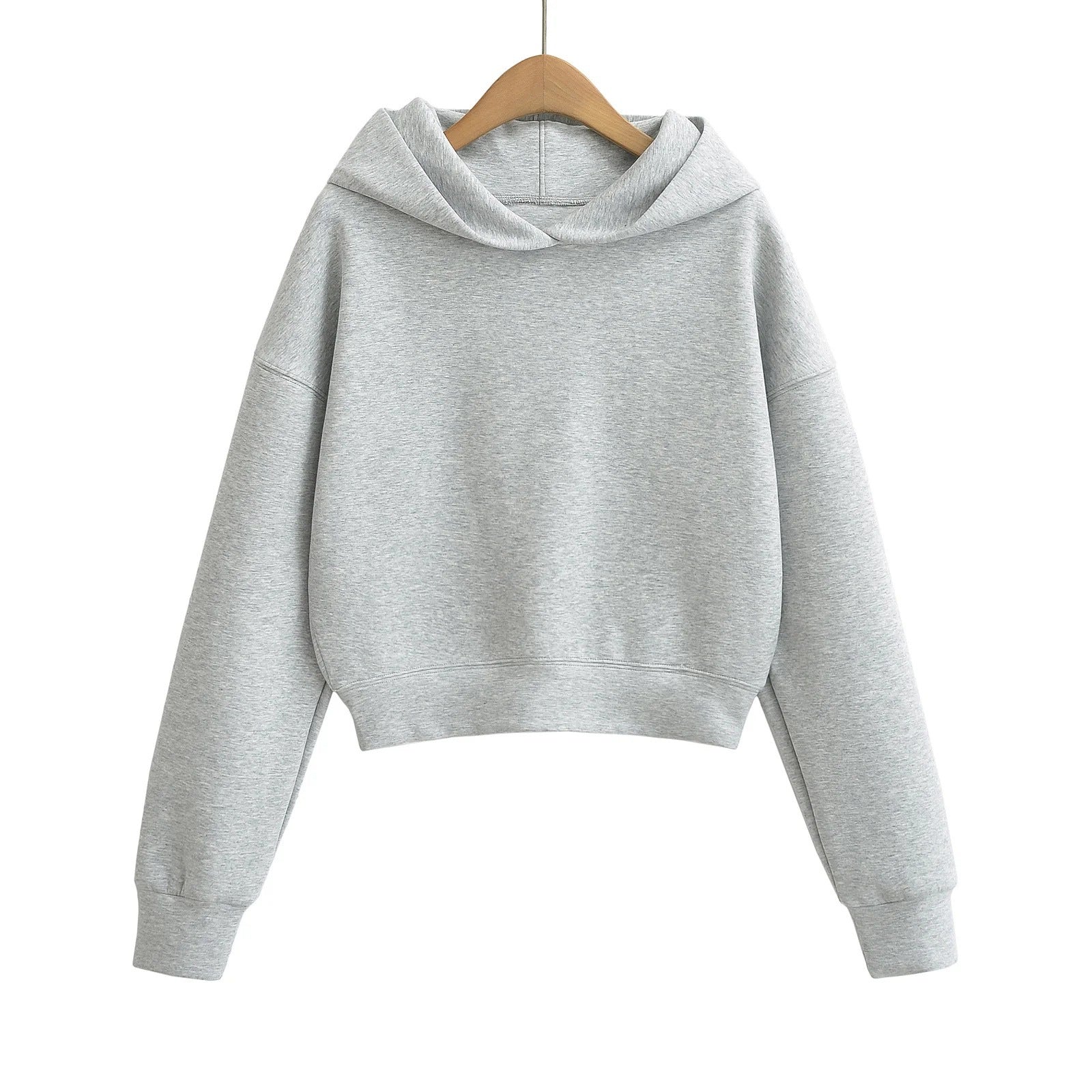 Women's Hooded Sweatshirt Loose Fit Long Sleeve Top