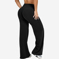 High-Waisted Yoga Pants Wide-Leg Fitness Wear