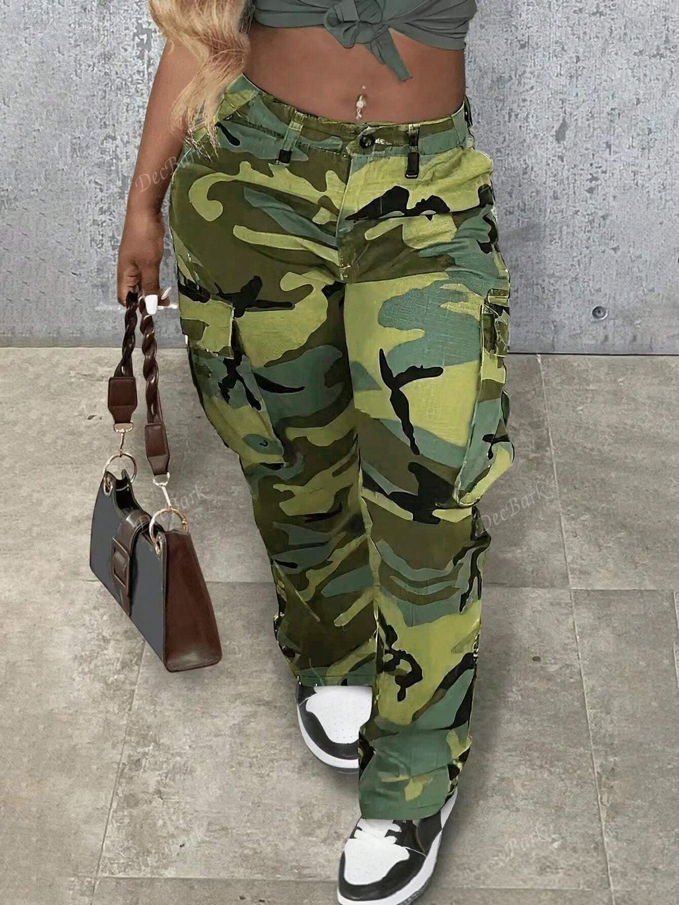 Women's Camouflage Cargo Pants