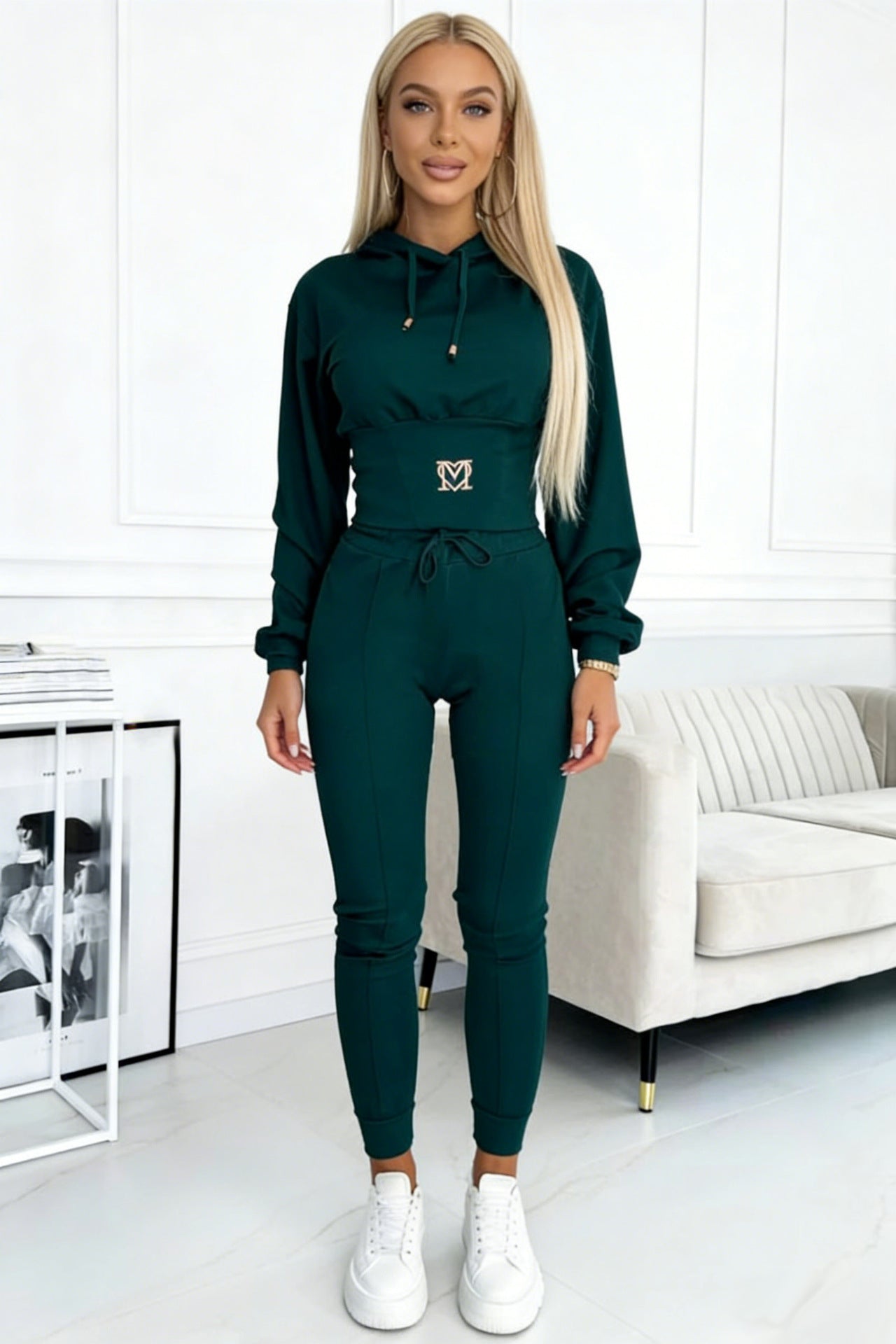 Womens Hooded Tracksuit Set