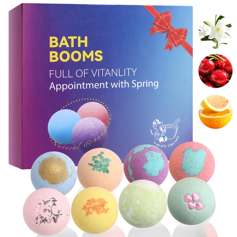 Aromatherapy Bath Bomb Set with Essential Oils