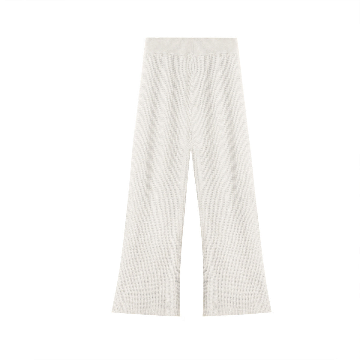 Waffle Knit Zip-Up Hoodie and Pants Set