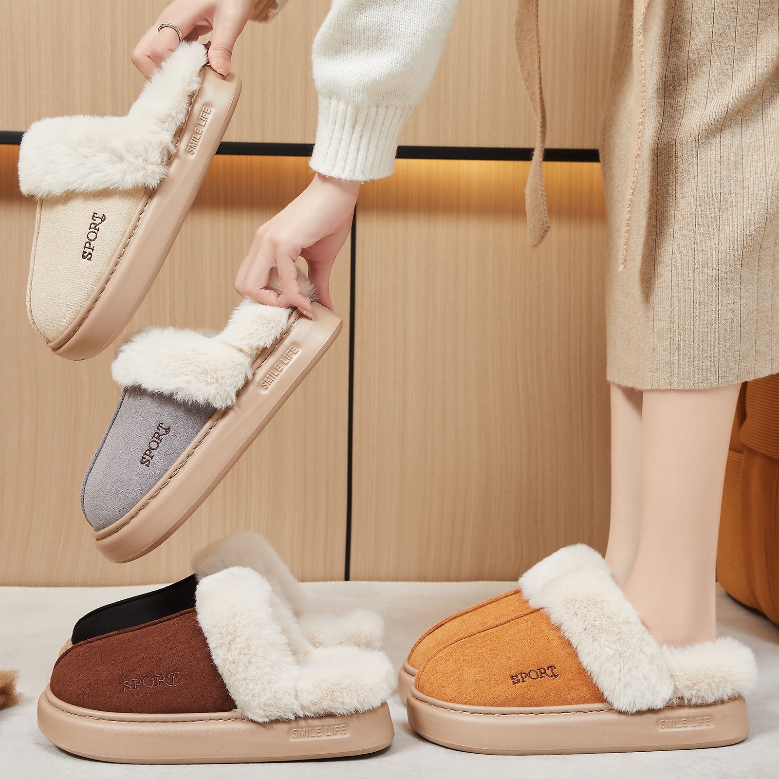 Women's cotton-padded boots