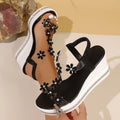 Women's Wedge Heel Rhinestone Sandals