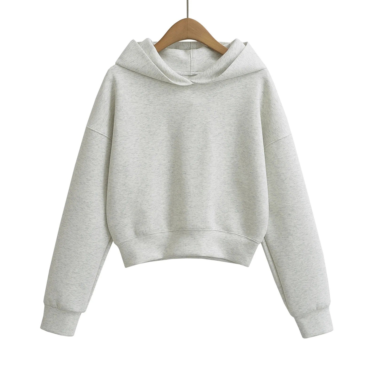 Women's Hooded Sweatshirt Loose Fit Long Sleeve Top
