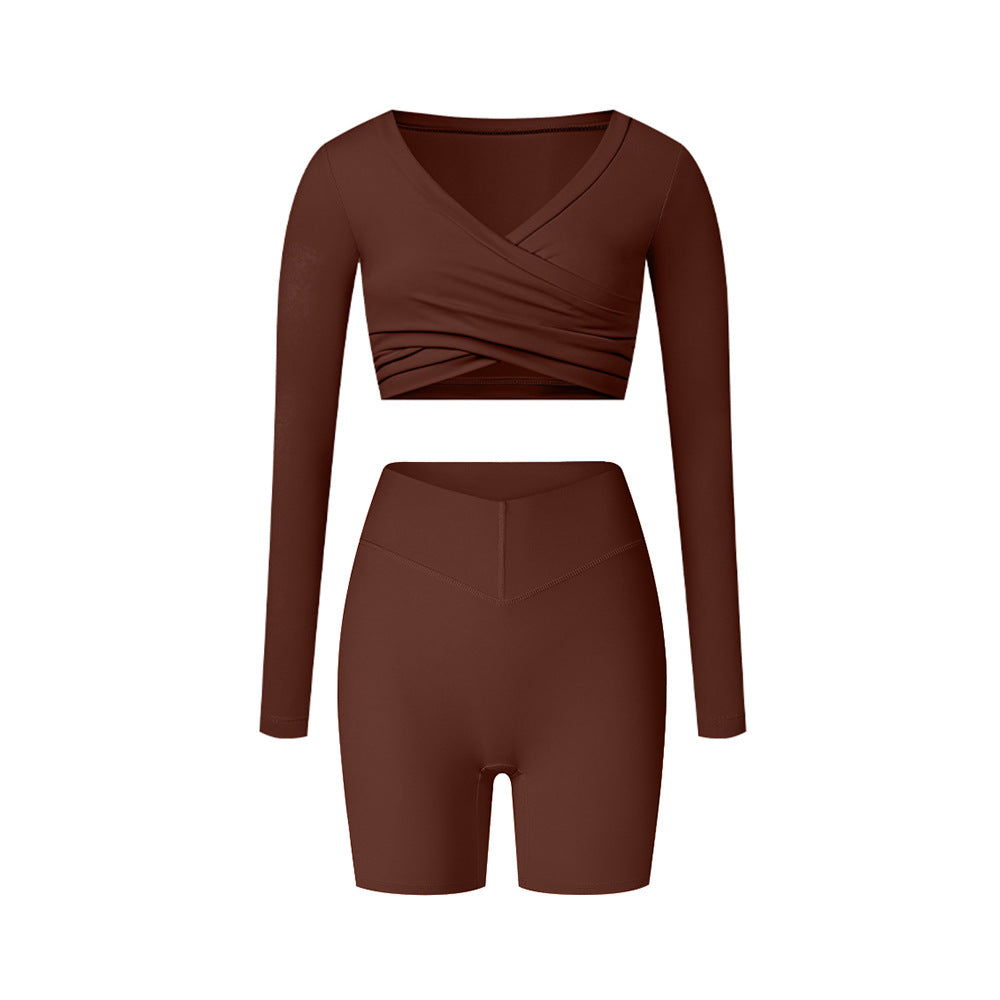Women's Brushed Yoga Outfit Set