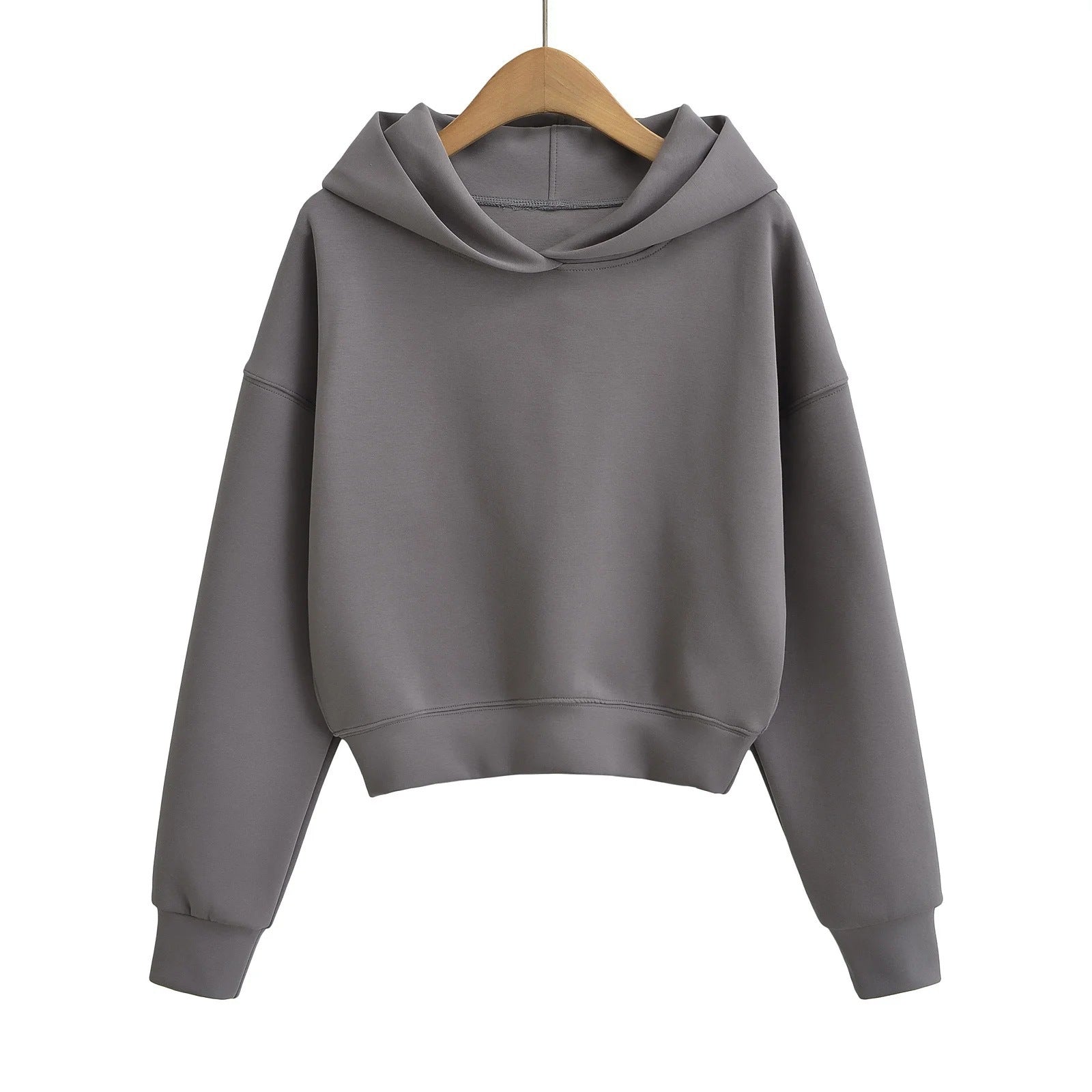 Women's Hooded Sweatshirt Loose Fit Long Sleeve Top