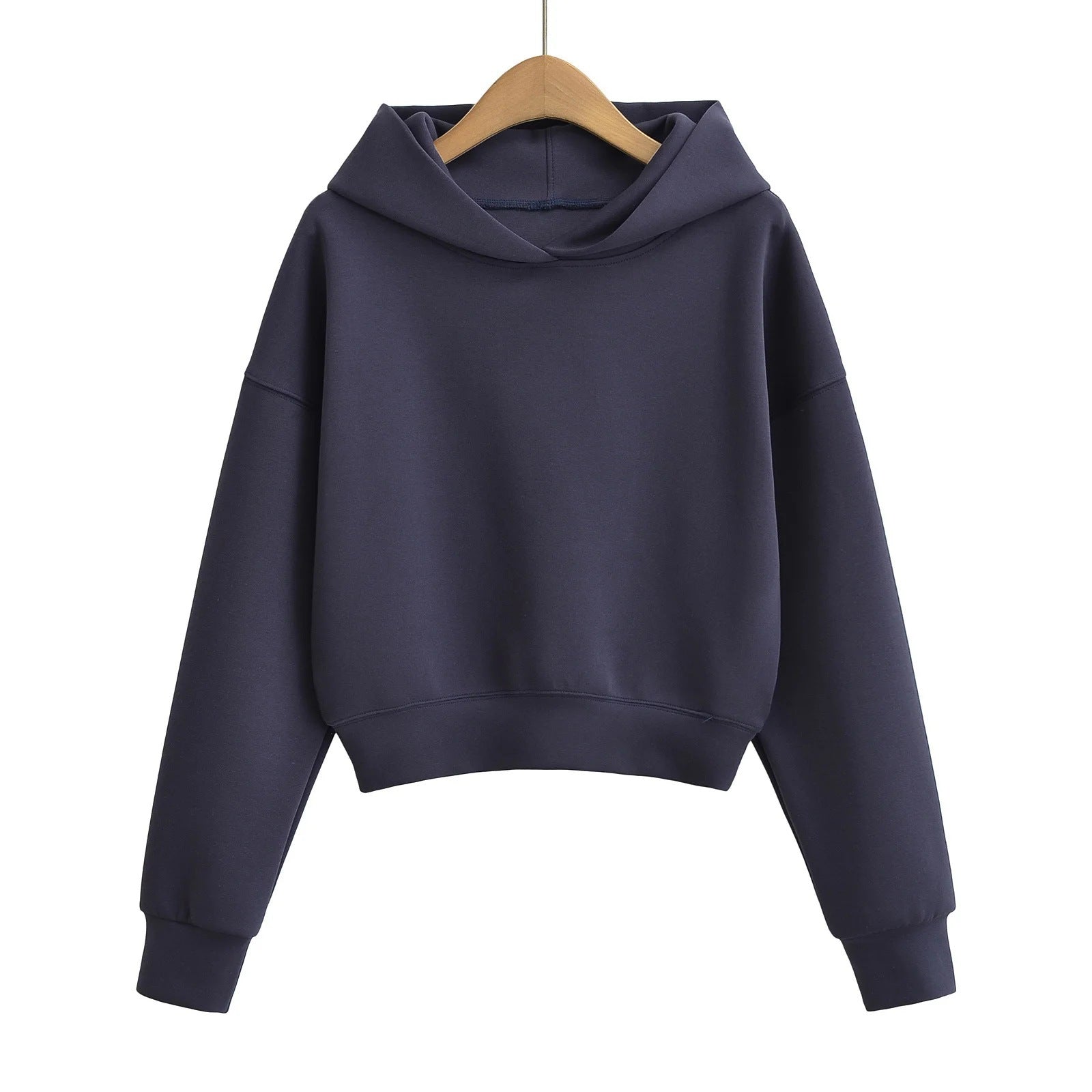 Women's Hooded Sweatshirt Loose Fit Long Sleeve Top