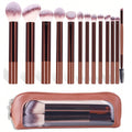 13-Piece Makeup Brush Set with Long Handle