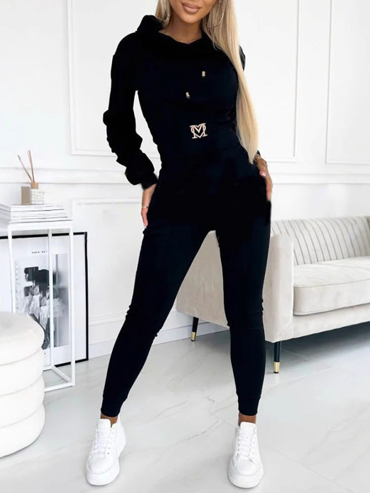 Womens Hooded Tracksuit Set